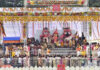રાજકોટમાં આજે કૈલાશધામ આશ્રમ જગન્નાથ મંદિરેથી સવારે 8.30 વાગ્યે રથયાત્રાનું પ્રસ્થાન કરવામાં આવ્યું હતું.